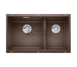BLANCO Мойка под столешницу для кухни SUBLINE 430/270-U без крыла кофе (523160)